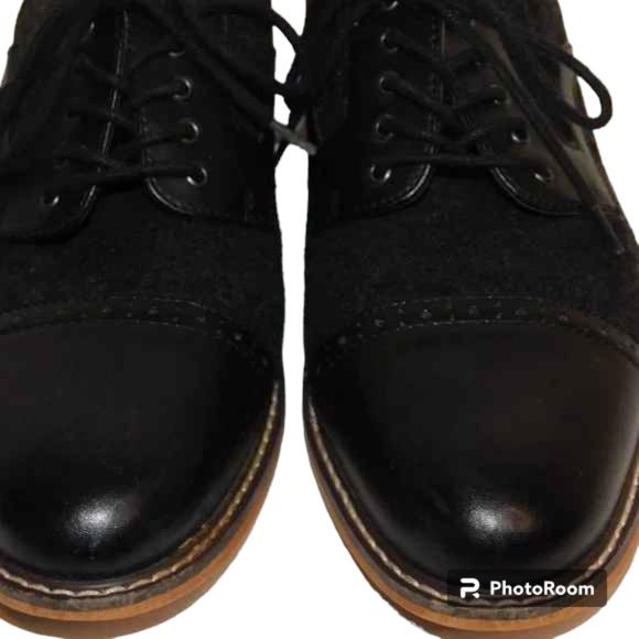 BAR III Men\'s Frankie Perforated Oxford Shoes Size 9M In Black main image 5